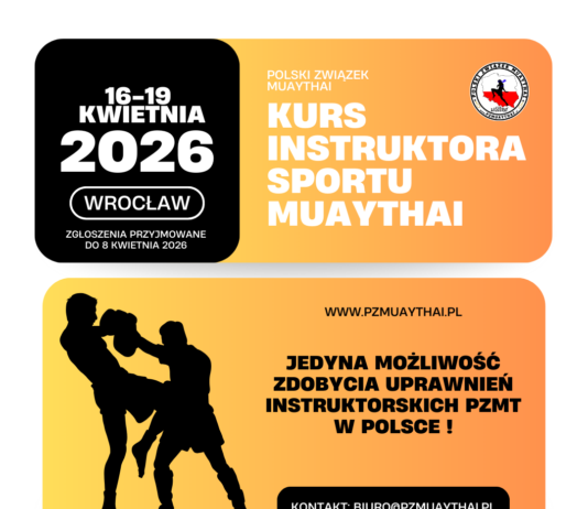 KURS INSTRUKTORA SPORTU MUAYTHAI 2026